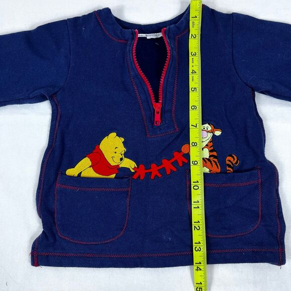 Vintage Disney Winnie the Pooh & Tigger Toddler Tunic Shirt 12m - Picture 6 of 6